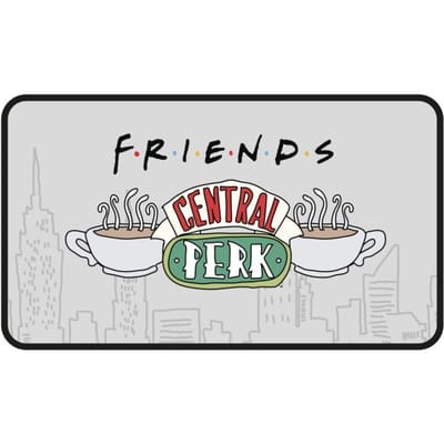 Friends Deurmat Central Perk 40 X 70 Cm Rubber/polyester Grijs