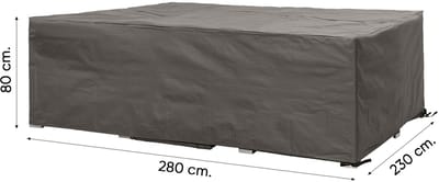Winza Outdoor Covers - Premium - beschermhoes loungeset XL - Afmeting : 280x230x80 cm