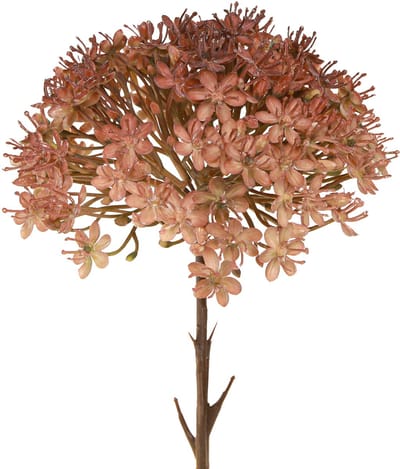 Kunsttak herfstdecoratie bloementak bruin rood 45cm 2 stuks