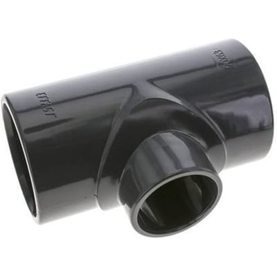 PVC Adapter T-stuk Lijmmof 90 tot 63mm
