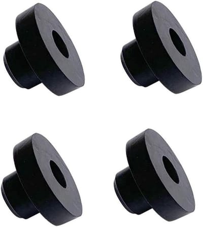 Brandstoftank Bus Doorvoer - Tank Doorvoer - Grasmaaier Onderhoud - Vervangt Deel #46-6560 - 3/8" Binnendiameter - Zwart