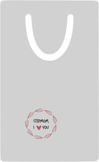 Hacebo® - stepmom I love you metalen boekenlegger- Mama - de liefste stiefmoeder - Moeder cadeautjes - moederdag - verjaardagscadeau - verjaardag - cadeau - geschenk - kado - gift - moeder artikelen Bladwijzer boekenleggers - 7.6 cm x 5cm