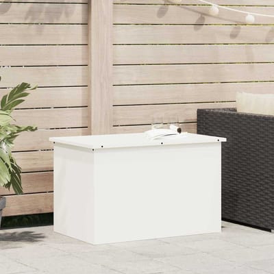 vidaXL - Tuinkussens - opbergdoos - Gegalvaniseerd - staal - 80 - x - 50,5 - x - 50 - cm