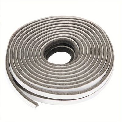 10 m Zelfklevende Winddichte Afdichtstrip voor Ramen & Deuren – Rubber & Aluminiumlegering Tochtstrip tegen Kieren en Warmteverlies