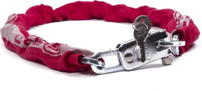 GAD Rood kettingslot - gehard staal - superSafe cilinder - 110 cm - inclusief 2 sleutels