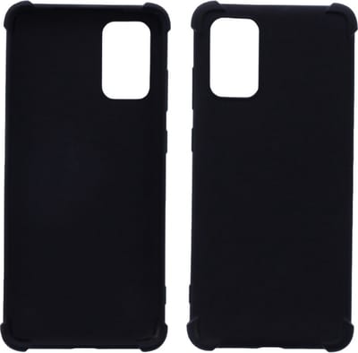 LuxeBass Hoesje geschikt voor Samsung Galaxy S20 Plus - Anti Shock - Zwart