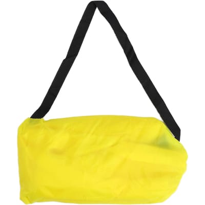 Canapé Gonflable Fauteuil Long Portable Hamac Canapé Imperméable Lit de Plage Flotteur de Piscine Lounge pour Plage yellow