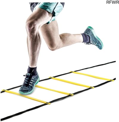 RFWR® Coördinatieladder met Draagtas - 6M Trainingsladder voor Football en Sporttraining