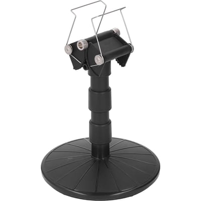 Schilderstandaard Set 19cm Diameter Handmatige Schilder Draaitafel Roterende Tafel voor Auto's Tanks Vliegtuigen black