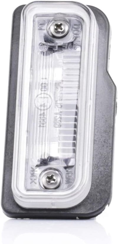 Kentekenplaatverlichting - Verlichtingseenheid - Zichtbaar Rijden - Dubbelzijdige Montage - 8.1 x 7.8 x 5 cm - Wit