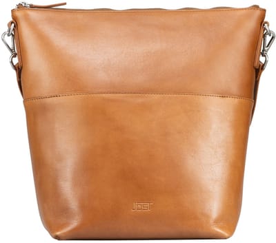 JOST Leren schoudertas tabletzak Rana Shoulder Bag Cognac bruine