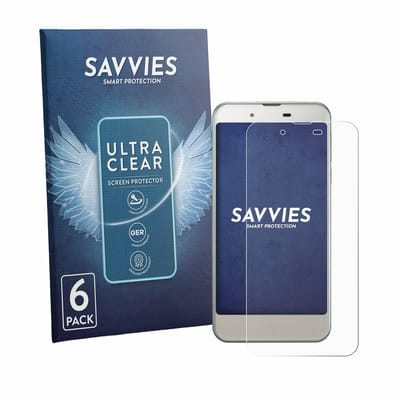 Savvies - Screenprotector voor Sharp Aquos SHV37 - Folie Beschermfolie transparant 6 Stuks