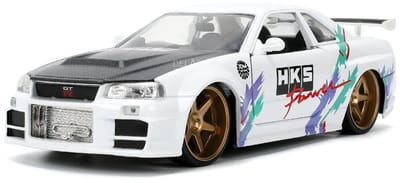 Nissan Skyline GT-R R34 HKS 2002 White