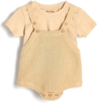 Starry Indigo - Baby Rompertje | Korte Mouw | Cadeau voor Zwangerschap of Bady