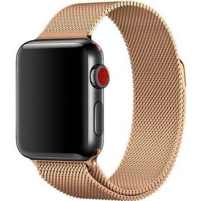 2+1 | Apple Watch Bandje Fiore - Milanese - Rose Goud