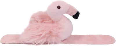PIA Soft Toys Pluche Klaparmband Flamingo roze - 21 cm