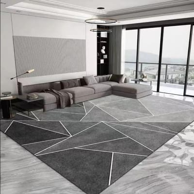 Lichte Luxe Kristallen Pool Tapijt Huis Slaapkamer Woonkamer Volledig Antislip Vuilafstotende Vloermat 1600mm x 2300mm gray