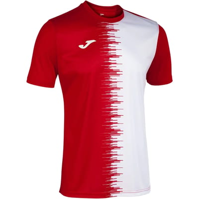 Joma City Ii T-shirt Met Korte Mouwen Rood,Wit M Man