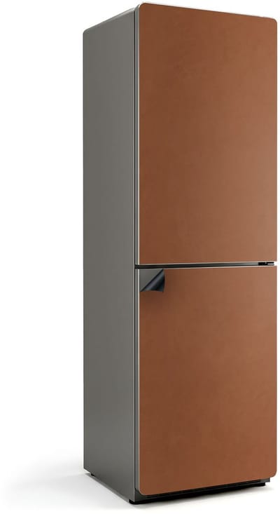 Wallfluent Magnetische Koelkastmat - Bruin Koelkast Magneet Sticker - 60 cm x 190 cm - Bruin Magnetische Koelkastmat - Magneetfolie Koelkast - Magneet Poster Voor Koelkast - Stijlvolle Koelkastfolie