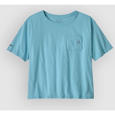 Patagonia Fitz Roy Massif Easy Cut Pocket T-Shirt blauw