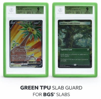 BGS Slab Guard Groen / Slab Bumper – Bescherming voor TCG, MTG & Yu-Gi-Oh! Graded Cards – TCG Card Protector