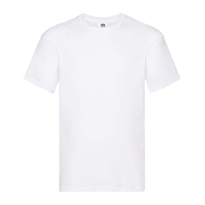 Fruit of the Loom Unisex Origineel T-shirt voor volwassenen (Wit)