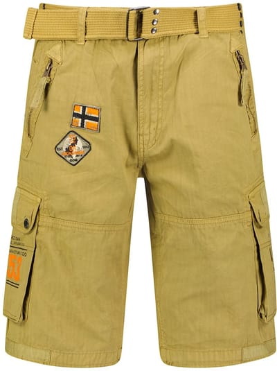 Geographical Norway Heren Korte Broek Met Riem Paintball - L