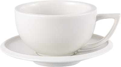 MHW-3BOMBER keramische koffiekop met schotel - 280 ml - hittebestendig porselein - stevig, comfortabel en elegant - geschikt voor koffie & thee