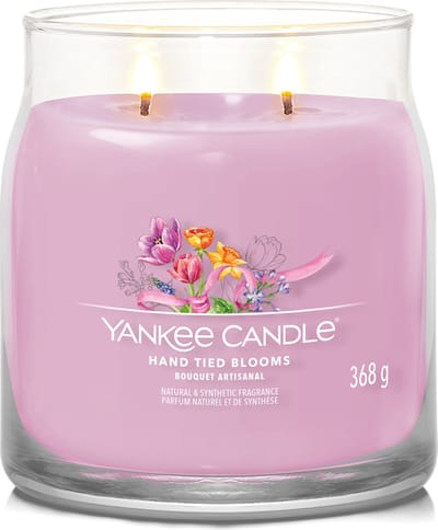Yankee Candle - Hand Tied Blooms Medium Geurkaars - 50 branduren - 2 lonten