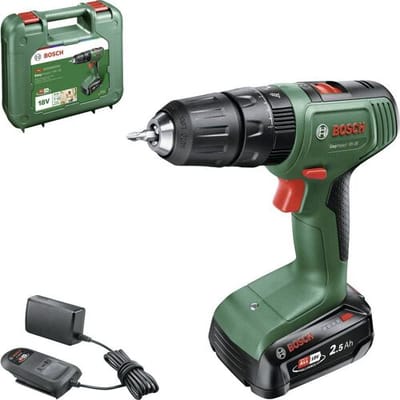 Bosch Easyimpact 18v-38 Klopboormachine - 18v 2,5ah Accu - Boorkop 10 Mm / Boren Tot 13 Mm - 20 Koppelstanden