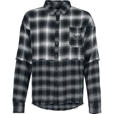 Black Premium by EMP Flanellen overhemd - Pagan Roots - S tot XXL - voor Vrouwen - zwart
