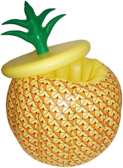 "Opblaasbare ijsemmer ananas  - Feestdecoratievoorwerp - One size"