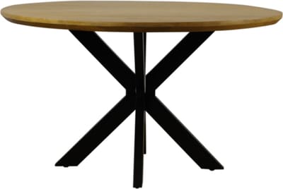 Eettafel Colorado rond mangohout 140x140x76 cm - naturel