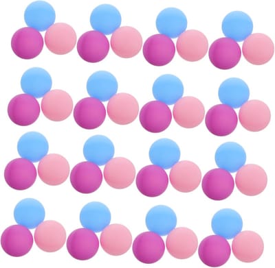 Kleurige Pingpongballen - Tafeltennisballen - Sport Training Wedstrijden - Matte Afwerking Verbeterde Grip - 4cm Diameter - Gemengde Kleuren
