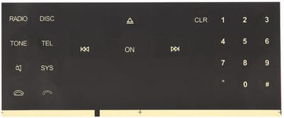 Zeynomax - Radio Button Sticker - Autoradio Reparatie - Hoogwaardige Kwaliteit - Compatibel Met 2008-2014 - Radioknop Stickers - Gebruiksgemak - Pop..