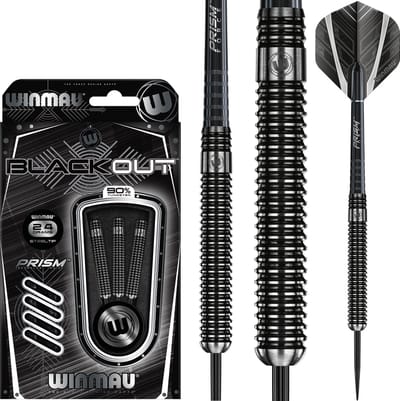 Winmau Blackout 1 90% - Dartpijlen