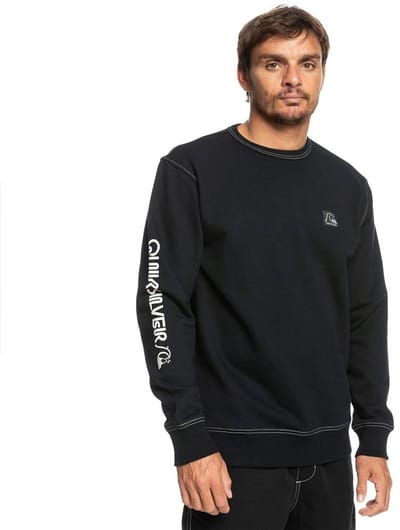 Quiksilver The Original Sweatshirt Zwart S Man