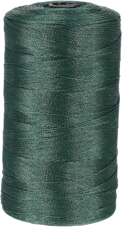 Gevlochten Nylon Touw - Vislijn Reparatie Touw - Vissen Netten Maken - Sterk Slijtvast Materiaal - 16cm Diameter Rol - Donkergroen