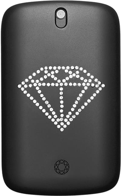 Force Case, Reinigingsspray 15 ml Magic Strass Crown antibacterieel met microvezeldoekje, Zwart
