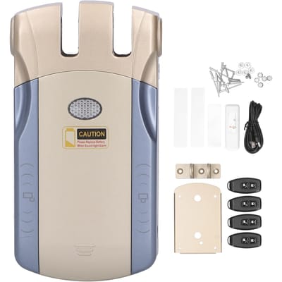 WAFU 010 Binnen Onzichtbaar Slot Bluetooth Touch Ontgrendeling met 4 Afstandsbedieningen Huisbeveiliging voor TUYA