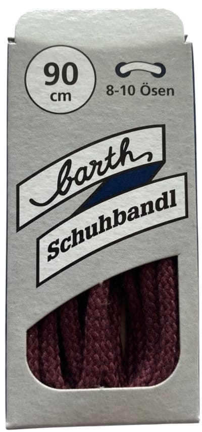 Veters dik rond bordeaux 90 cm (Barth)