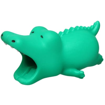 1 stuks schattige kabelbeschermer USB-datalijnbeschermingshoes pop dierenbeet accessoire draadorganizer Crocodile