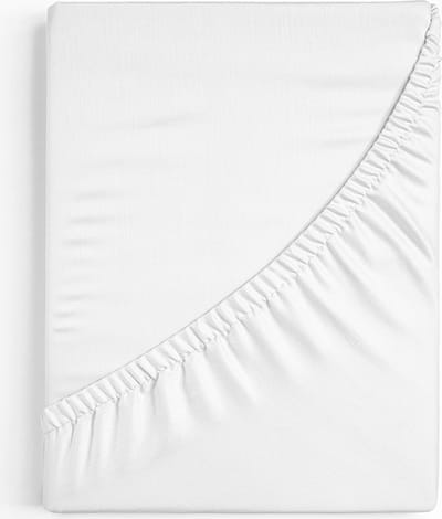 Dreamers Den - 100% Biologisch Katoensatijn - Katoen Satijn - 100% GOTS Gecertificeerd Biologisch Katoen - Topper Hoeslaken - Wit - 90x220 cm