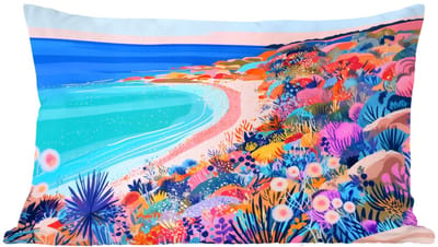 Sierkussens - Kussentjes Woonkamer - 60x40 cm - Bloemenweide - Zee - Zomers