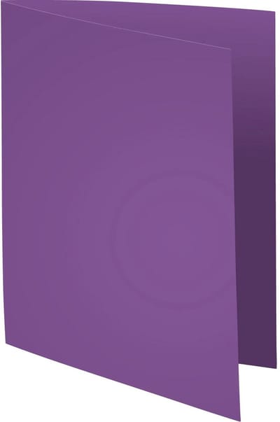 Exacompta 5x SUPER 60 - Pak van 250 inlegmappen - 22x31cm voor A4 - Lila - 850016E