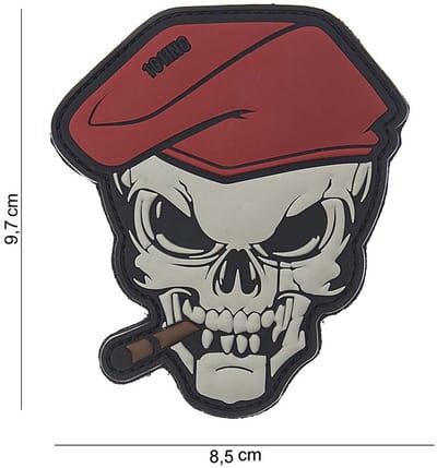 101 Inc Embleem 3D Pvc Skull Sigaar 10121