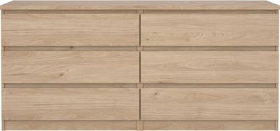 Naia kommode 6 lades eiken decor.