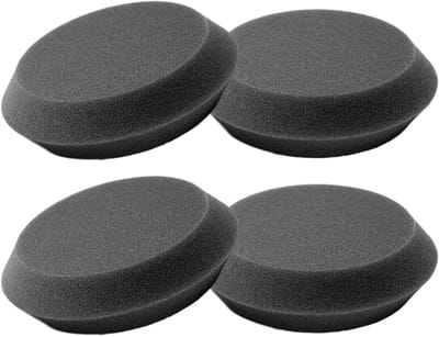 Schuurpads Set - Polijstmachine Spons - Bal Onderhoud - Ergonomisch Ontwerp - 4 Stuks - Grijs