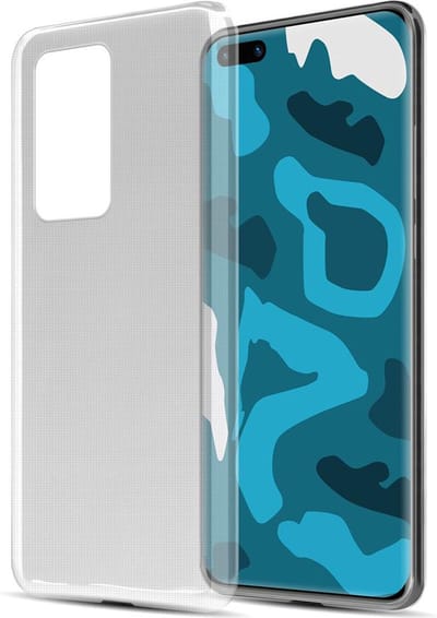 Cadorabo Hoesje geschikt voor Huawei P40 in VOLLEDIG TRANSPARANT - Beschermhoes gemaakt van flexibel TPU Silicone Case Cover