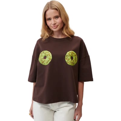 T-shirt dames She is Sunday Pistachio Club